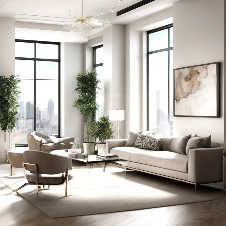 Asesor de Aptiluxe mostrando planos de apartamento de lujo